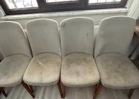 Sandalye Yıkama öncesi